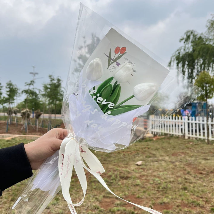 Dekoratives künstliches Tulpenbouquet