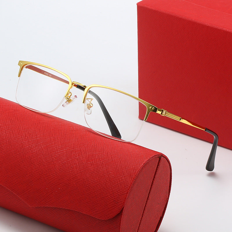 Damen elegante Korrektionsbrille mit hochwertigem Metallrahmen Karnz