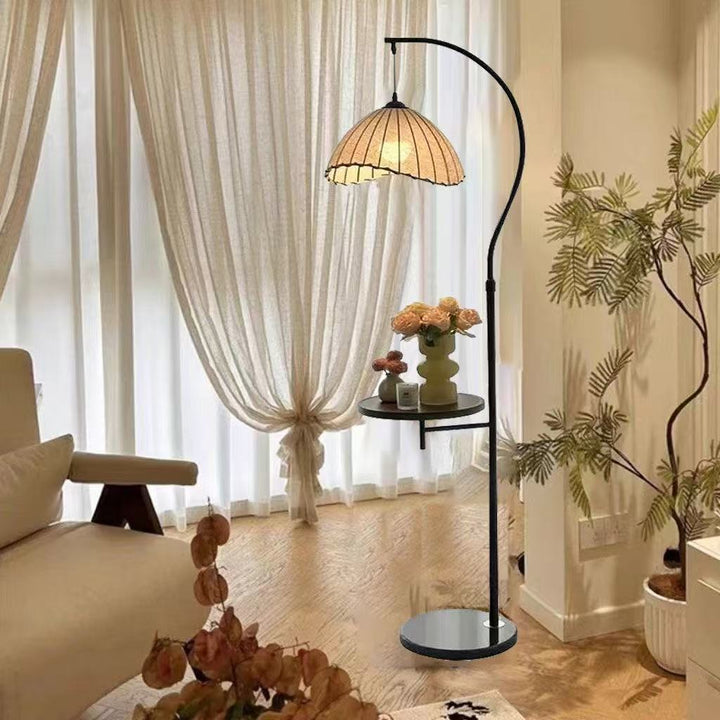 Moderne Bogen Stehlampe mit Regal