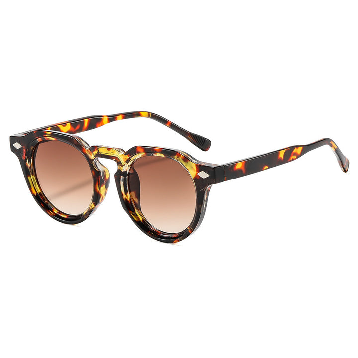 Retro-inspirierte runde Rahmen Sonnenbrille Karnz