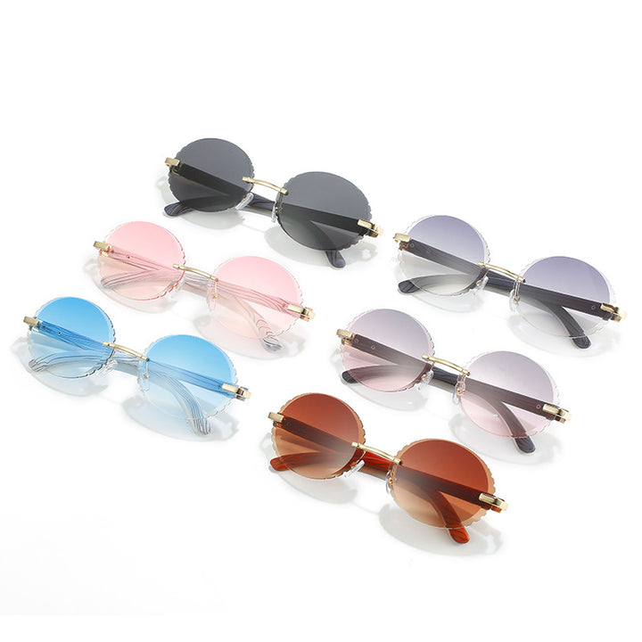 Runde Rahmen Mode Sonnenbrille Karnz