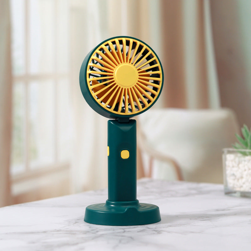 Unisex Tragbarer Tischventilator mit Aufladestation Karnz