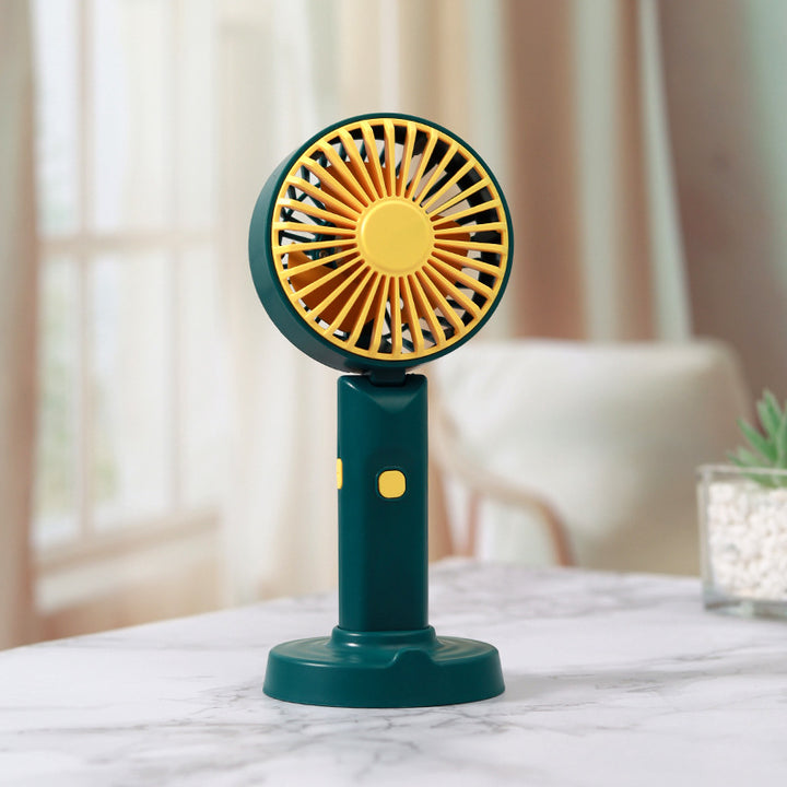Unisex Tragbarer Tischventilator mit Aufladestation Karnz