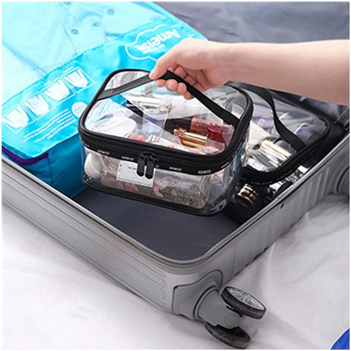 Transparente Kosmetik-Organizer Tasche Karnz