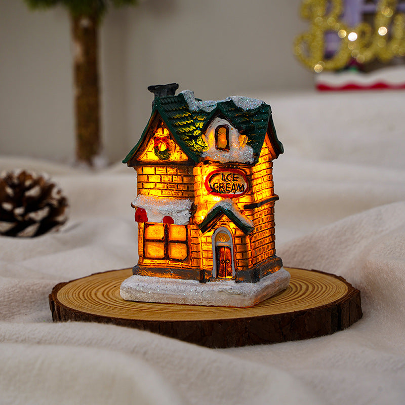 Dekorative Weihnachtsbeleuchtungshaus Karnz