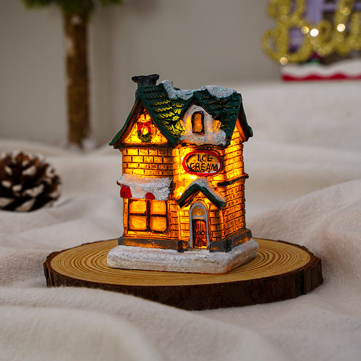 Dekorative Weihnachtsbeleuchtungshaus Karnz