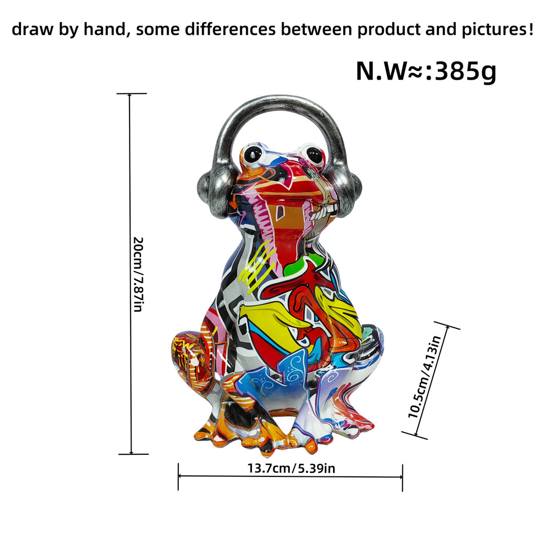 Musikalische Froschskulptur Karnz