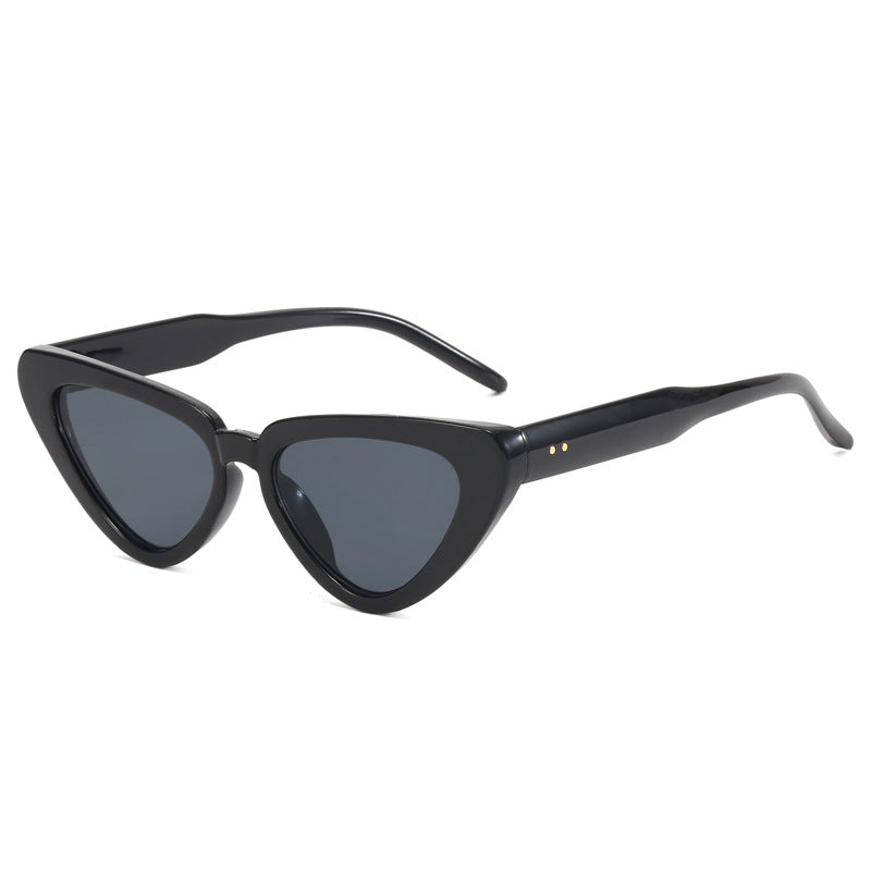 Damen stilvolle Cat-Eye Sonnenbrille mit auffälligem Design Karnz
