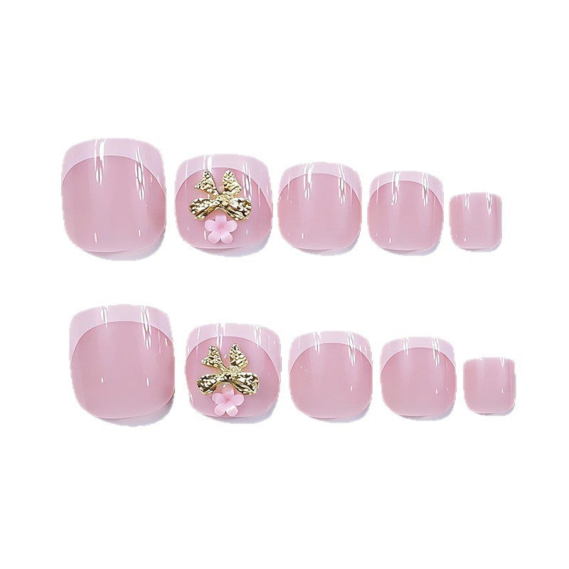 Dekorative Pediküre Nagelkunst Karnz