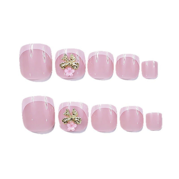 Dekorative Pediküre Nagelkunst Karnz