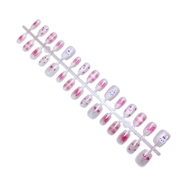 Künstlerisches Verspielt Press-On Nagelset