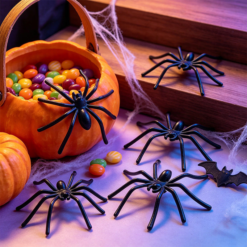 Realistische Halloween-Spinnen-Dekoration Karnz
