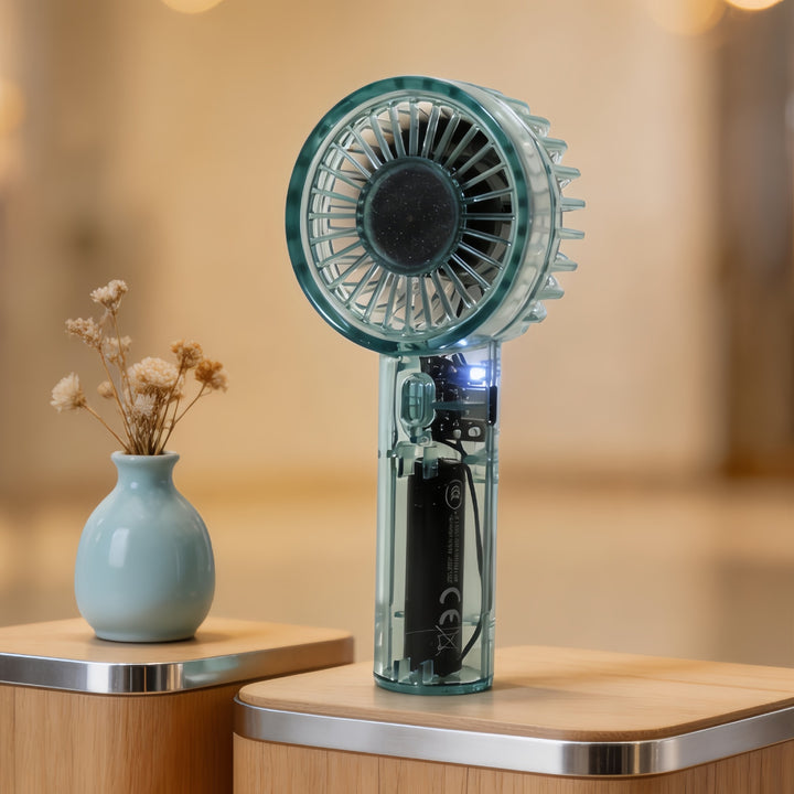 Damen Tragbarer USB Handventilator mit leistungsstarker Akkutechnologie Karnz