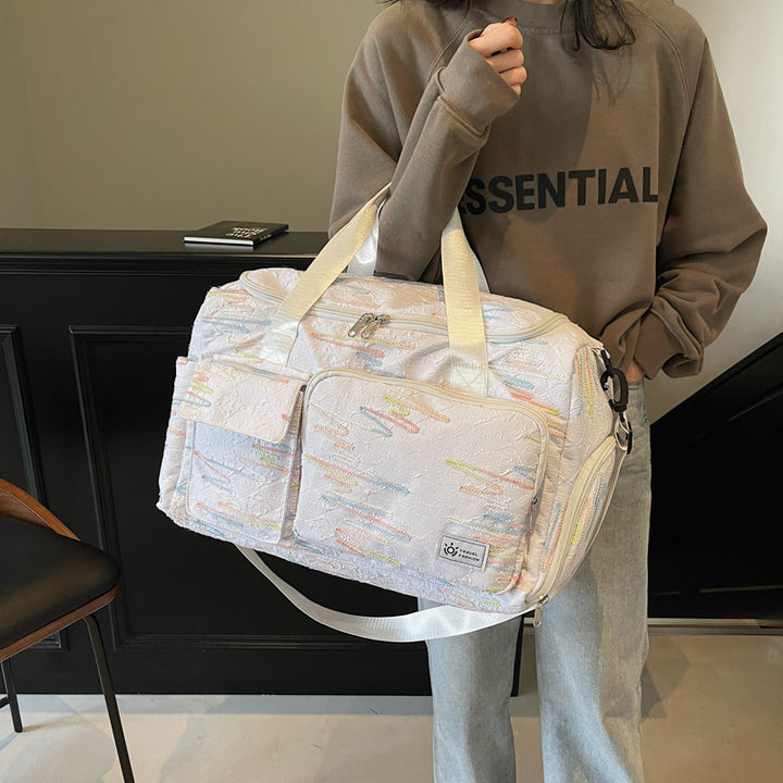 Bestickte Wochenend-Duffle Karnz