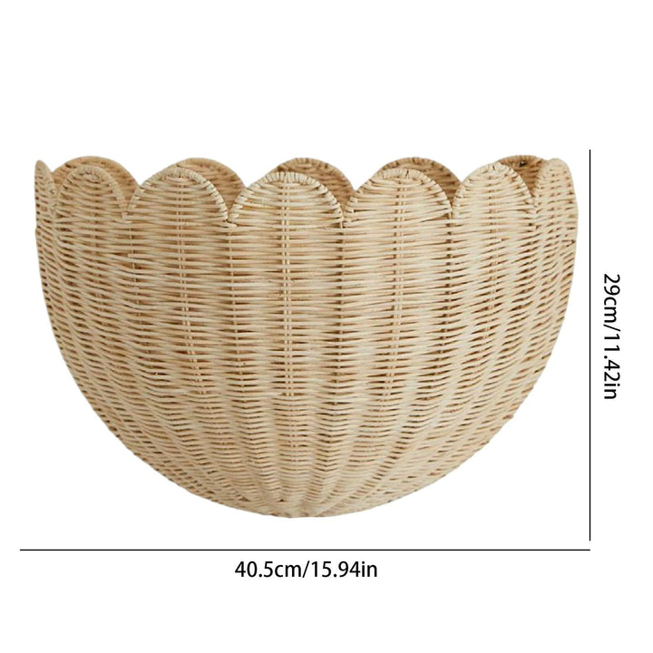 Eleganter Dekorationskorb Im Blütenstil Karnz