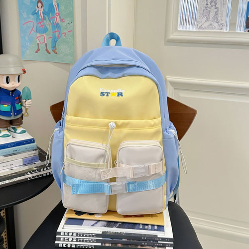 Vielseitiger Multi-Taschen Schulrucksack