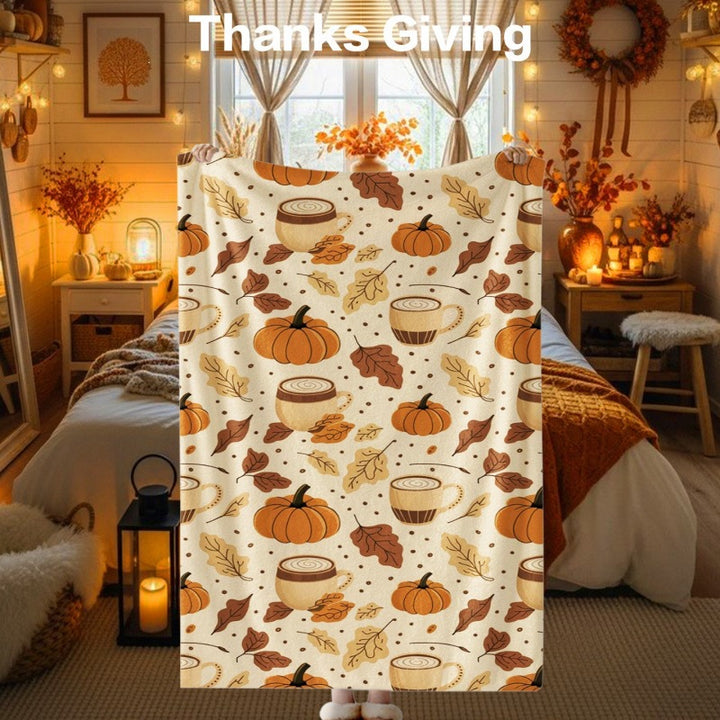 Thanksgiving-Themen Kuscheldecke