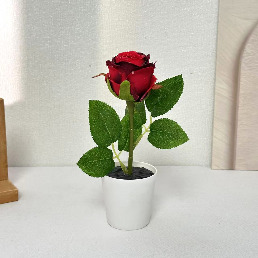 Dekorative Künstliche Rose für die Wohnkultur-Darstellung