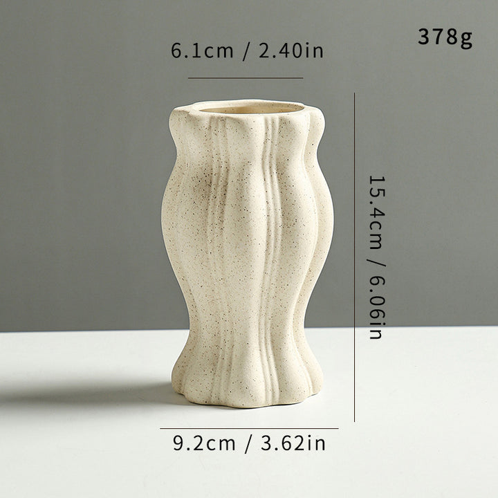 Elegante dekorative Keramikblumenvase