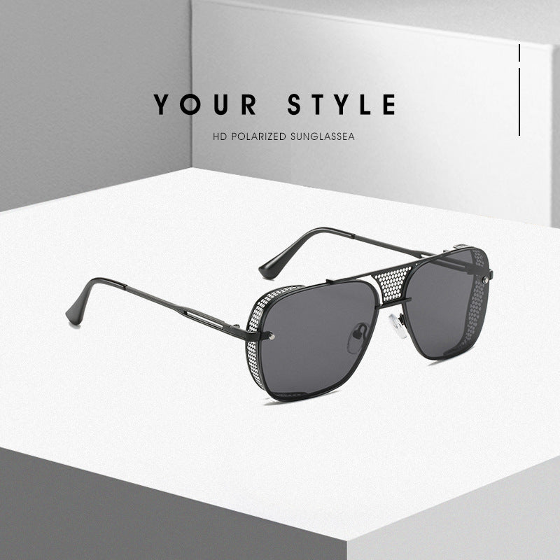 Damen modische Sport-Sonnenbrille mit Netzrahmen Karnz