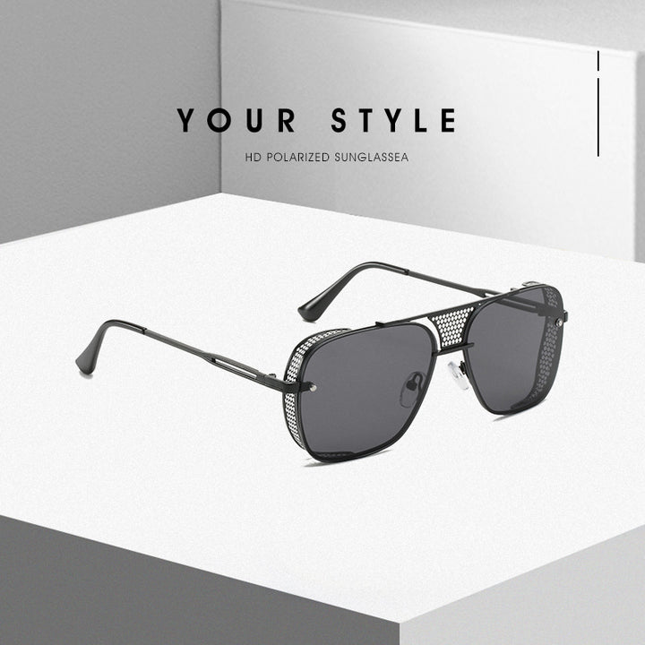 Damen modische Sport-Sonnenbrille mit Netzrahmen Karnz