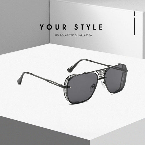 Damen modische Sport-Sonnenbrille mit Netzrahmen Karnz