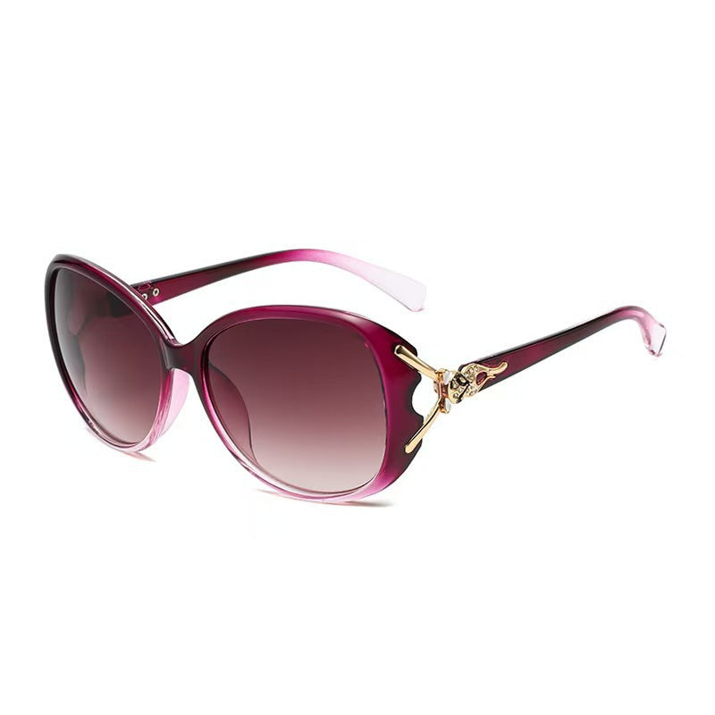 Damen glamouröse Oversize-Sonnenbrille Karnz