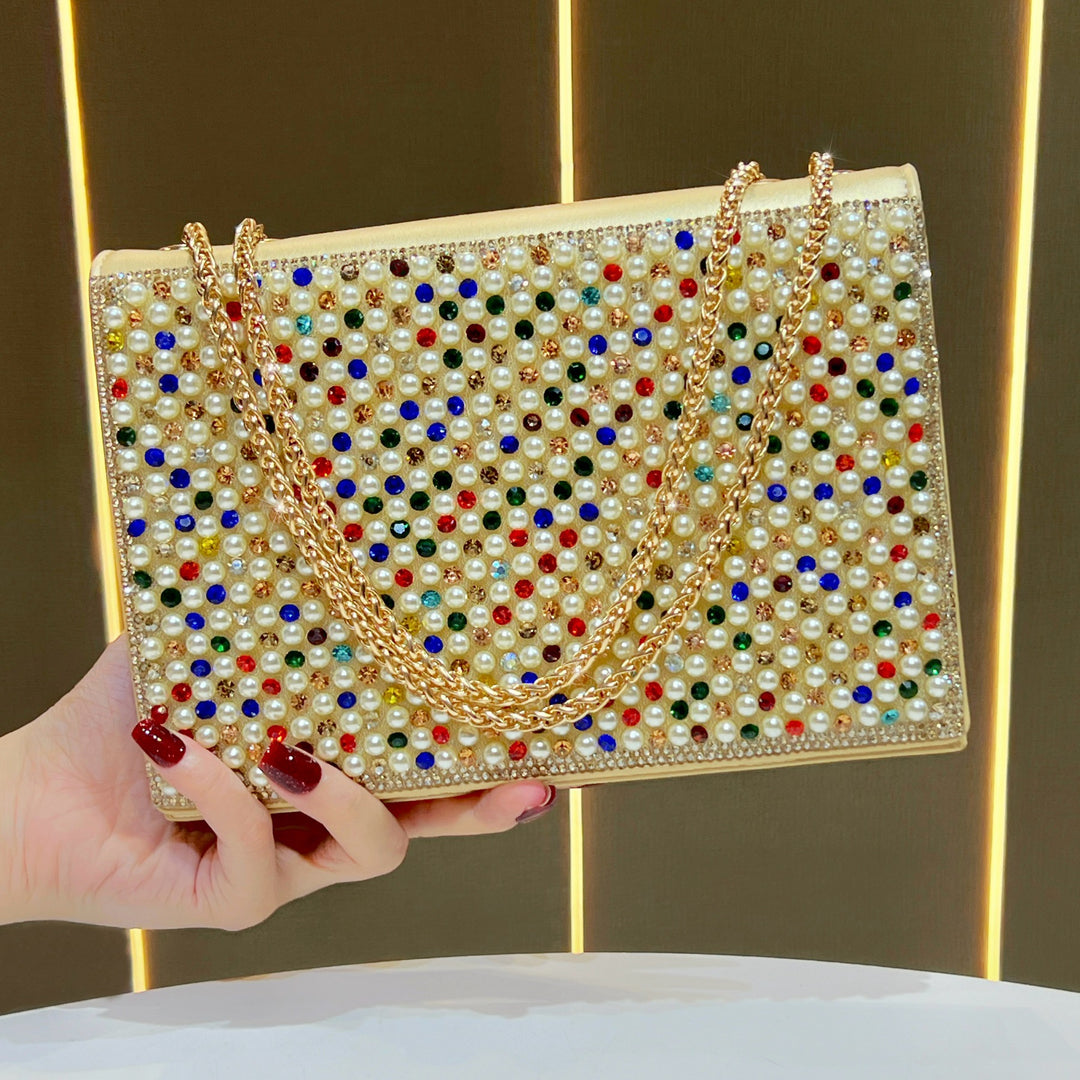 Bejeweled Abend-Clutch