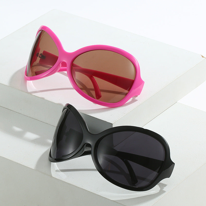 Stylische Übergroße Schild Sonnenbrille Karnz 1787812453
