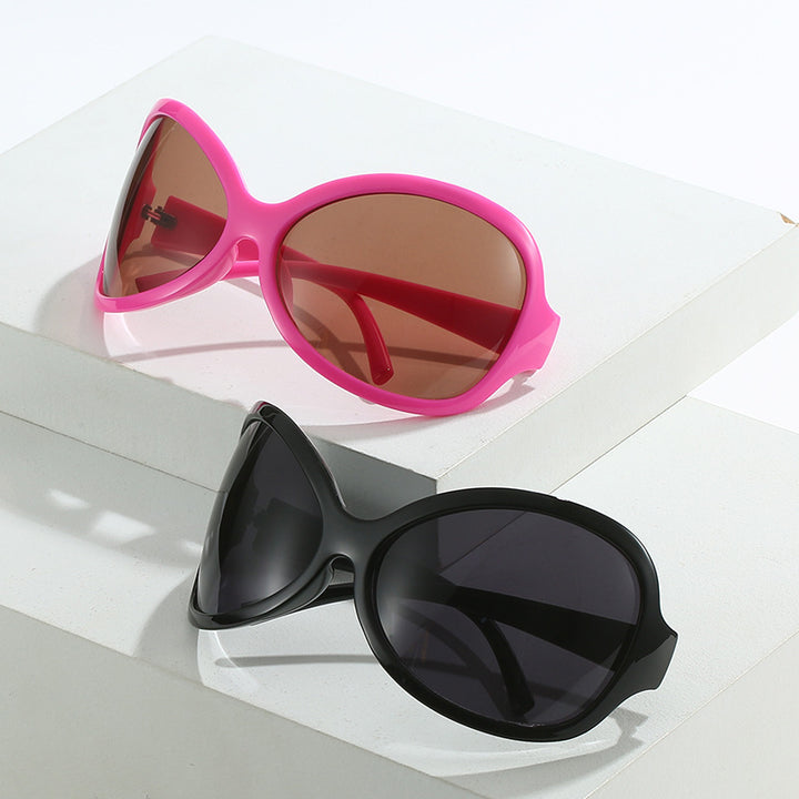 Stylische Übergroße Schild Sonnenbrille Karnz 1787812453