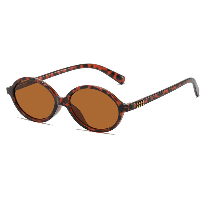 Vintage Ovalrahmen Sonnenbrille Karnz