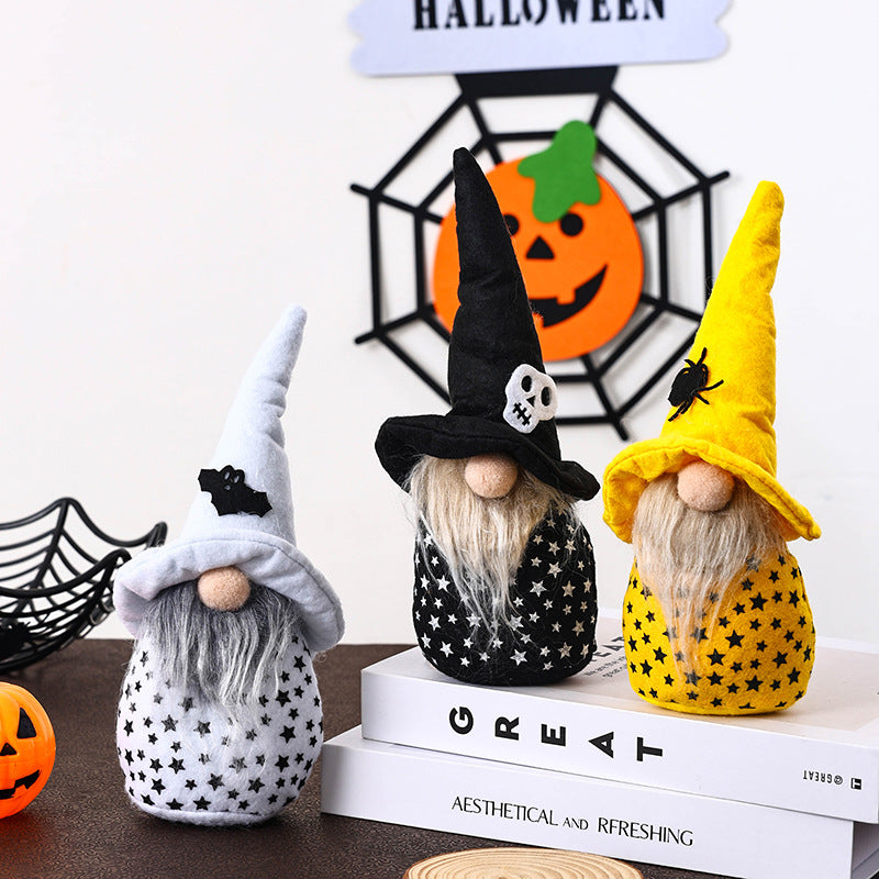 Dekorative Halloween Gnom Figur Karnz