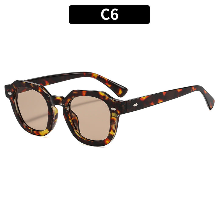 Modernes Design Stilvolle Retro-inspirierte quadratische Sonnenbrille