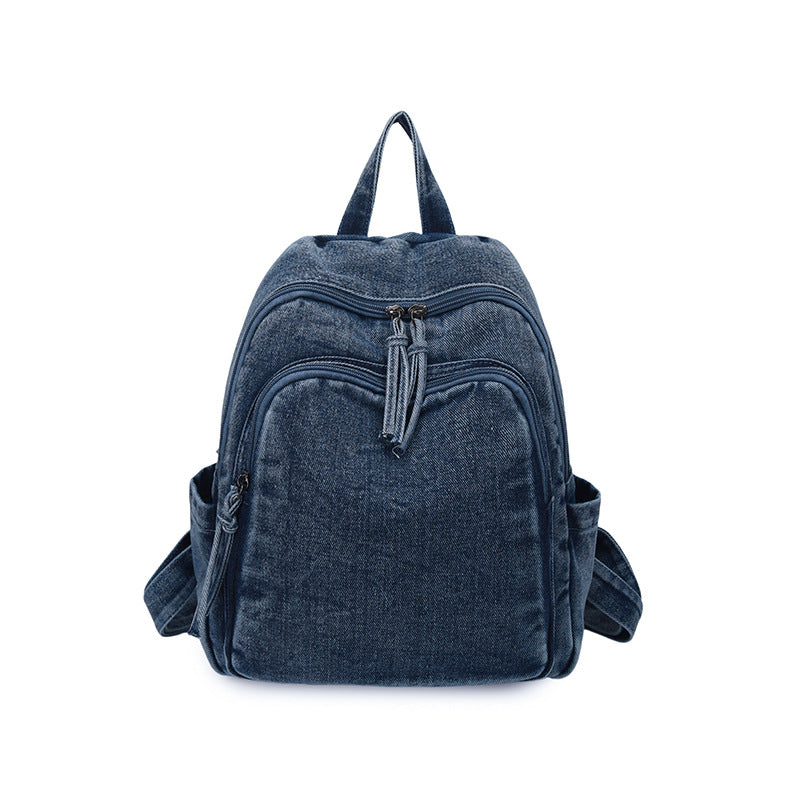 Robuste Denim-Rucksack Karnz