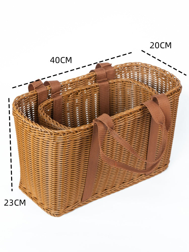 Handgewebter Picknick Aufbewahrungskorb Karnz