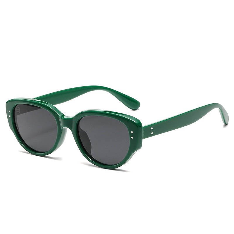 Vintage-inspirierte Übergroße Sonnenbrille