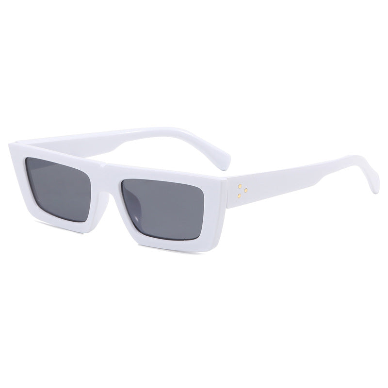 Damen modische quadratische Designer-Sonnenbrille mit polarisierten Gläsern Karnz