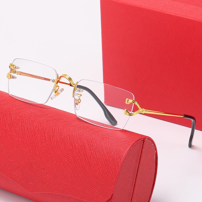 Damen modische Korrektionsbrille mit elegantem Metallrahmen und komfortablen Nasenpads Karnz