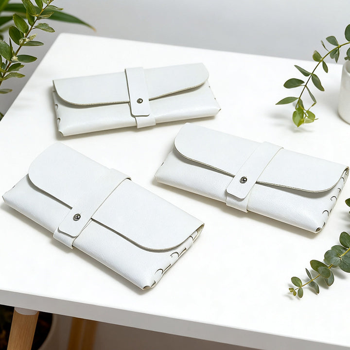 Elegante Kunstleder Clutch Tasche Karnz