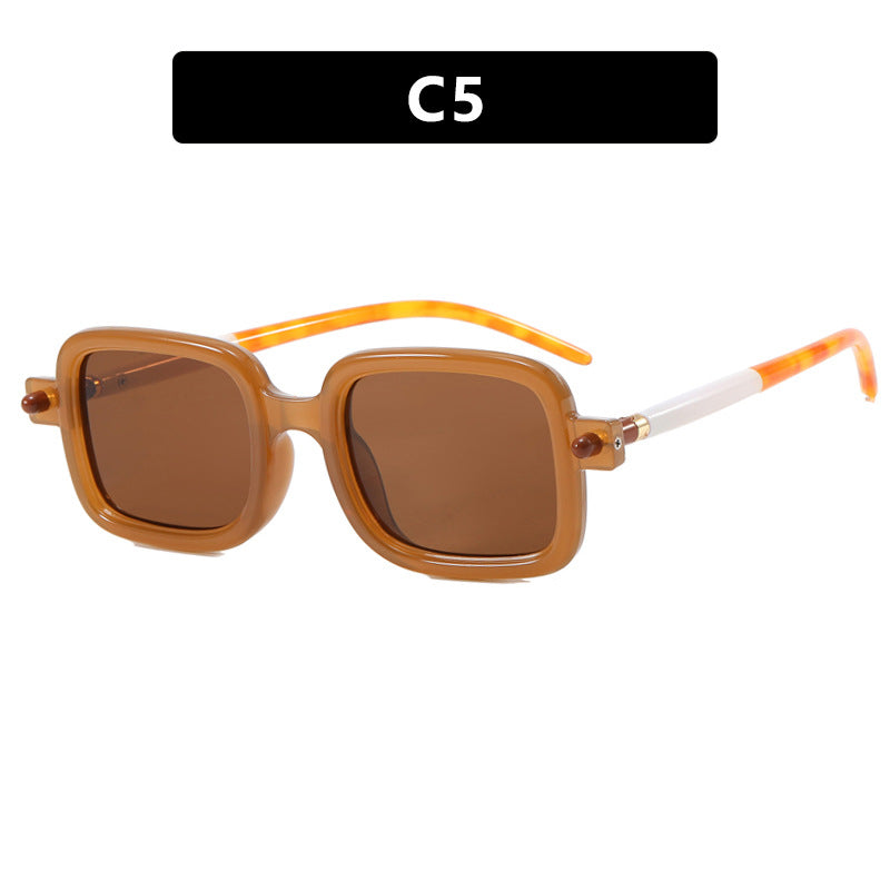 Damen quadratische Sonnenbrille mit auffälligem und modernem Design Karnz