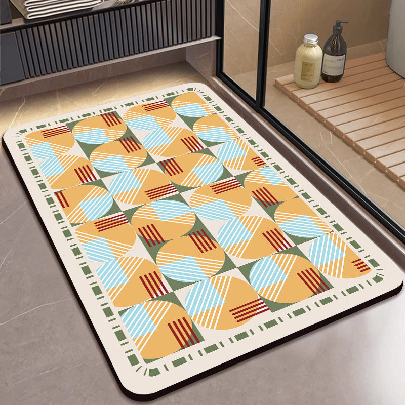 Geometrisch gemusterter Teppich Karnz
