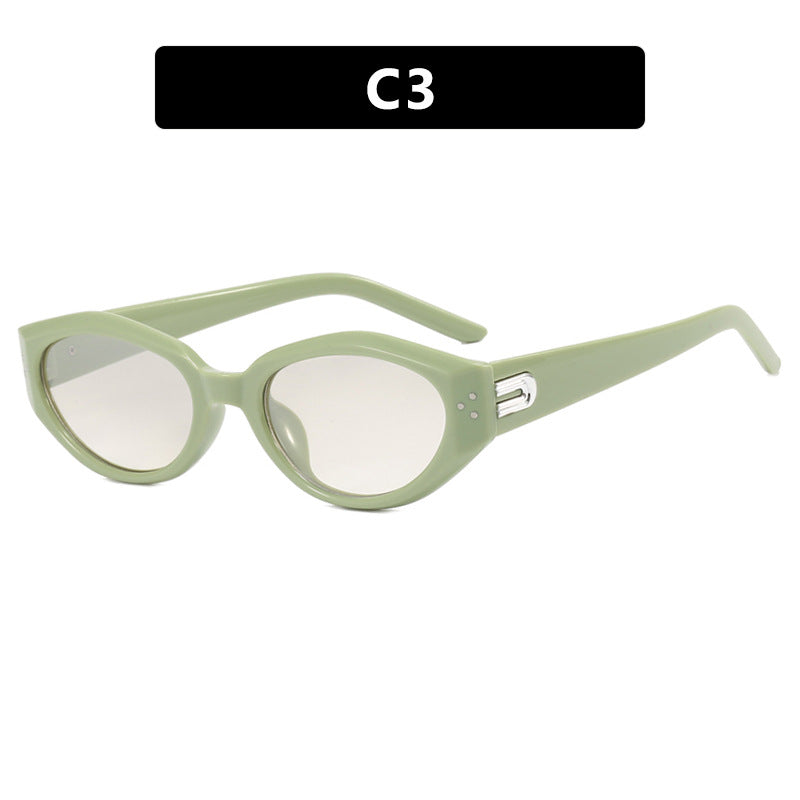 Damen Cat-Eye Sonnenbrille mit elegantem Kunststoffrahmen Karnz