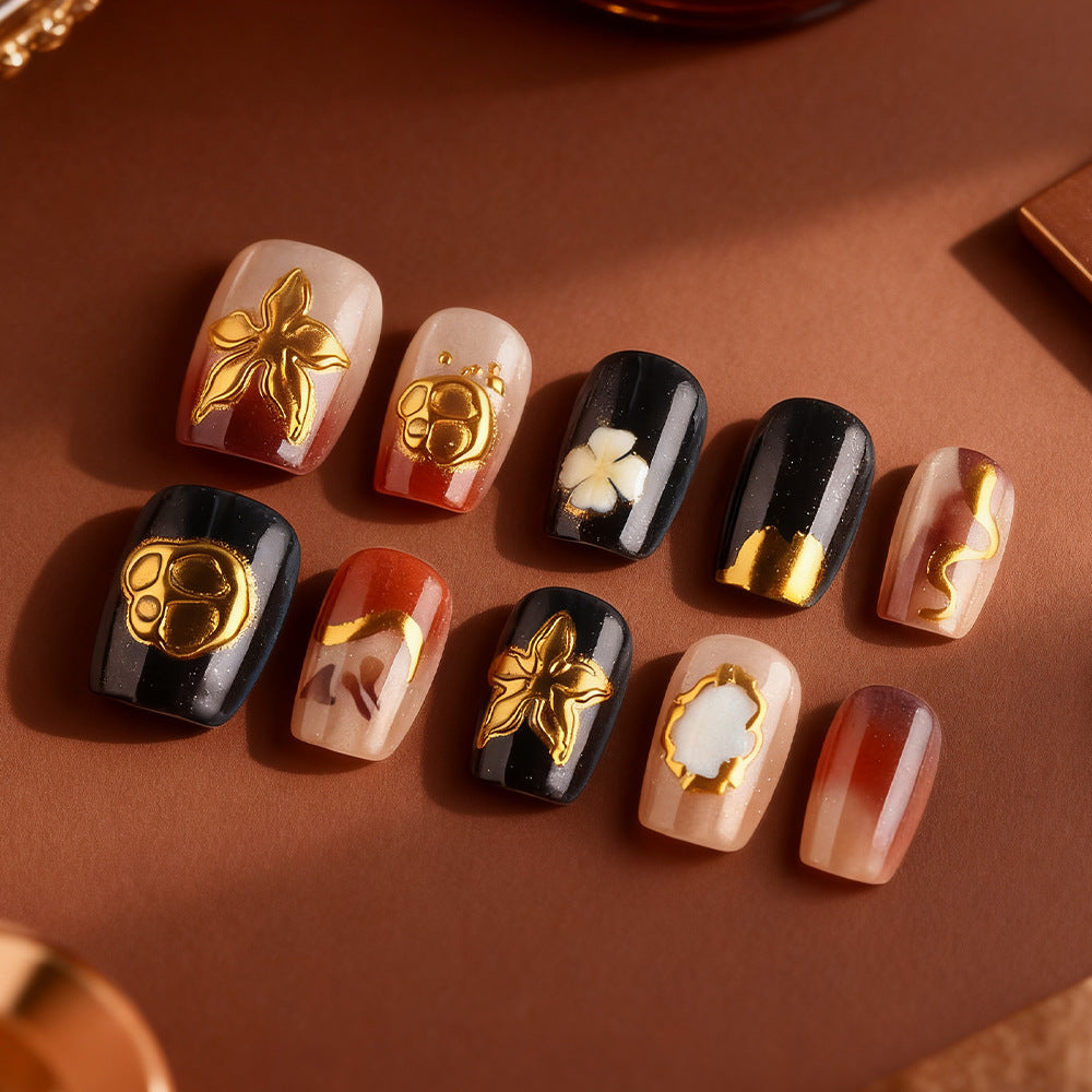 Gothic Themen Nagelkunst Set Karnz