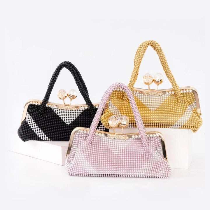 Strass-Besetzte Abend-Handtasche