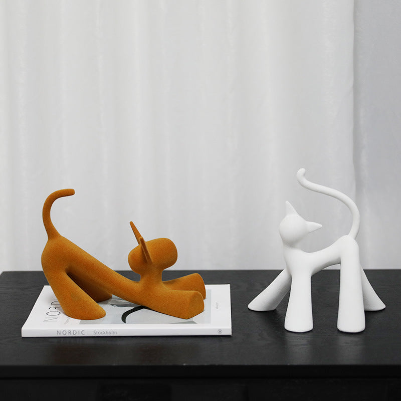 Dekorative Katzenfigur