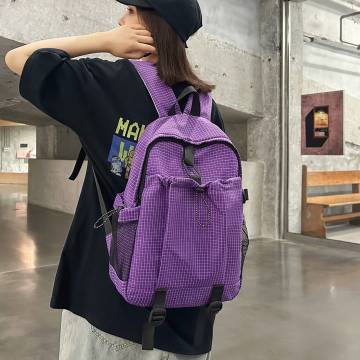 Leichtgewicht Rautenmuster Rucksack Karnz