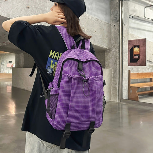 Leichtgewicht Rautenmuster Rucksack Karnz