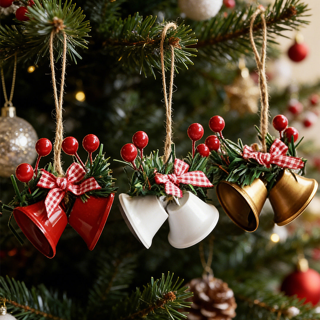 Nostalgische Weihnachtsklingel-Dekoration Karnz