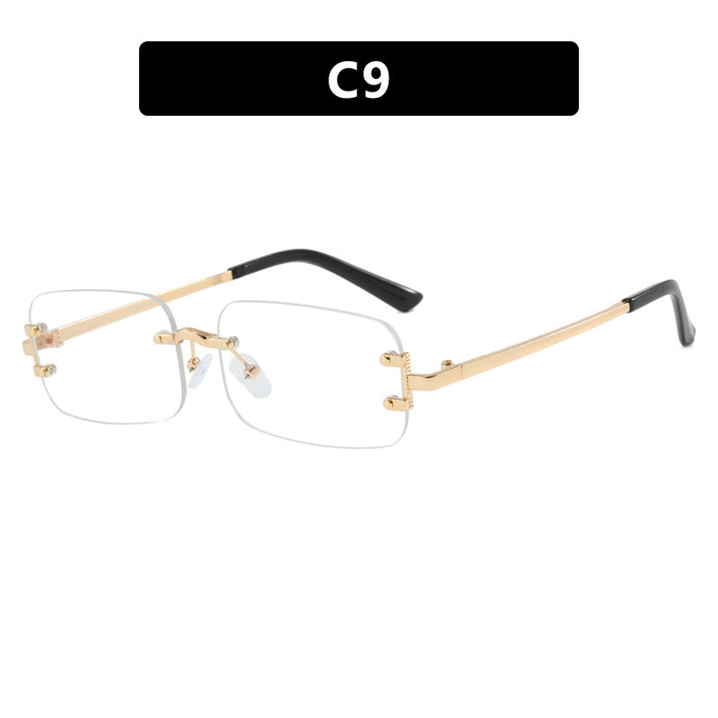 Damen quadratische Sonnenbrille mit hochwertigem Metallrahmen Karnz