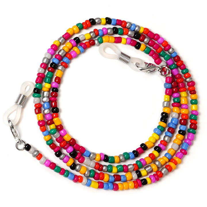 Bunte Artisan Perlen Brillen Kette Karnz